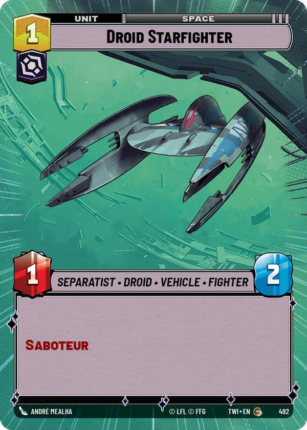 Droid Starfighter (Hyperspace) - Star Wars Unlimited