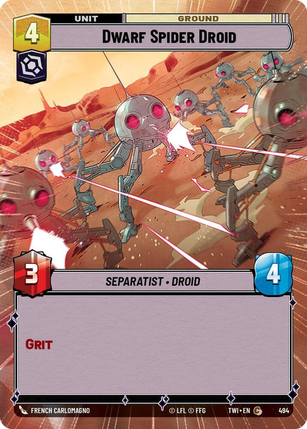 Dwarf Spider Droid (Hyperspace) - Star Wars Unlimited