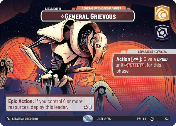 General Grievous - General of the Droid Armies (Showcase) - Star Wars Unlimited