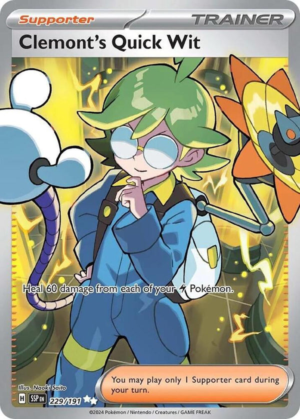 Clemont's Quick Wit - 229/191 - Pokémon