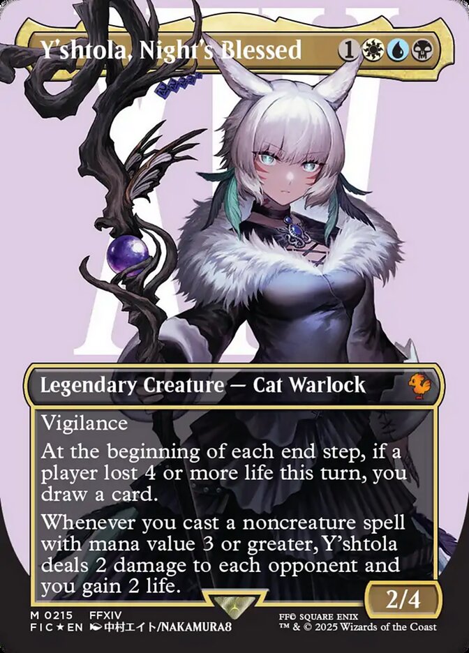 Y'shtola, Night's Blessed (Borderless) (Surge Foil)