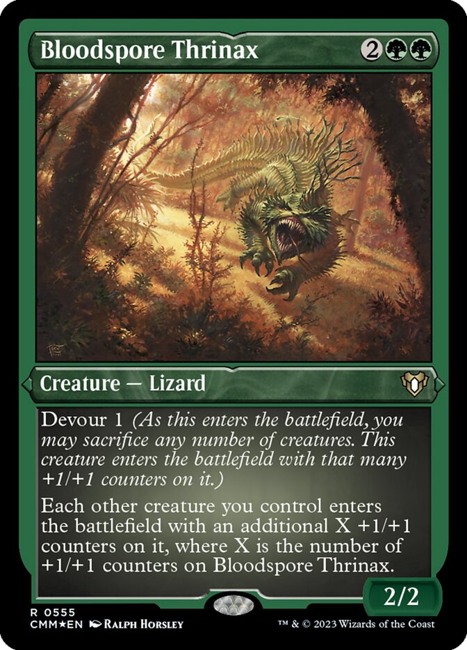 Bloodspore Thrinax (Foil Etched)