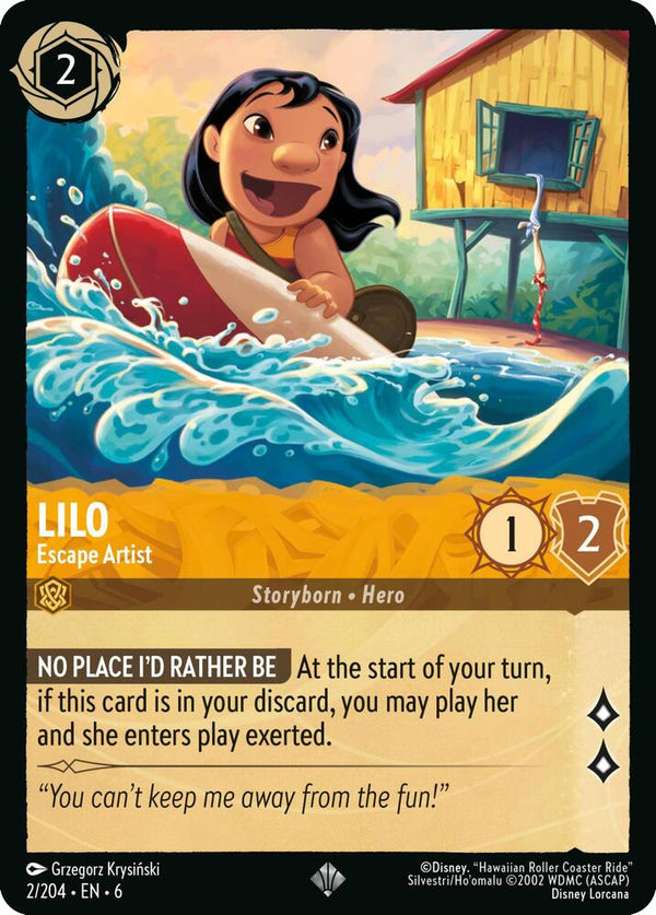 Lilo - Escape Artist - Disney Lorcana