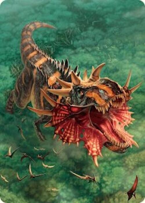 Gigantosaurus Art Card (53/54) - Magic: The Gathering