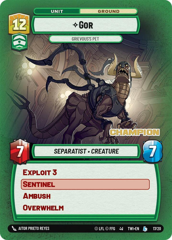 Gor - Grievous's Pet (Champion) - Star Wars Unlimited