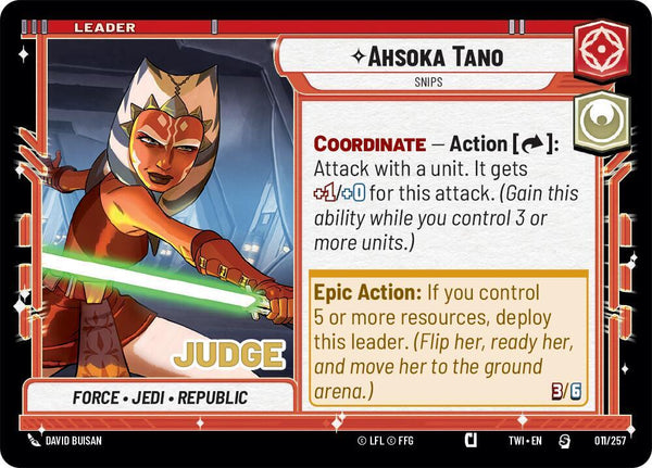 Ahsoka Tano - Snips - Star Wars Unlimited