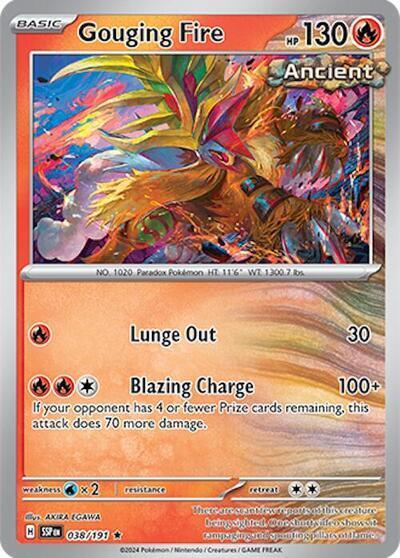 Gouging Fire - 038/191 - Pokémon
