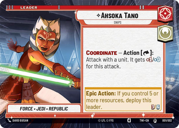 Ahsoka Tano - Snips (Hyperspace) - Star Wars Unlimited