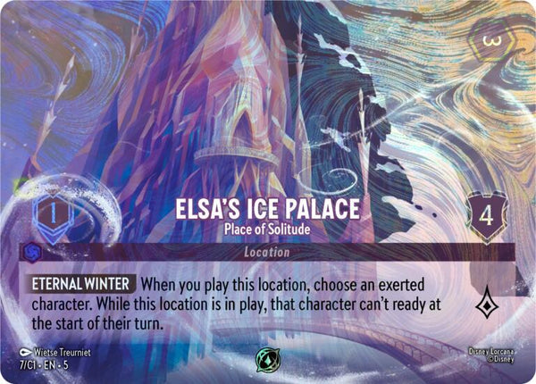 Elsa's Ice Palace - Place of Solitude - Disney Lorcana