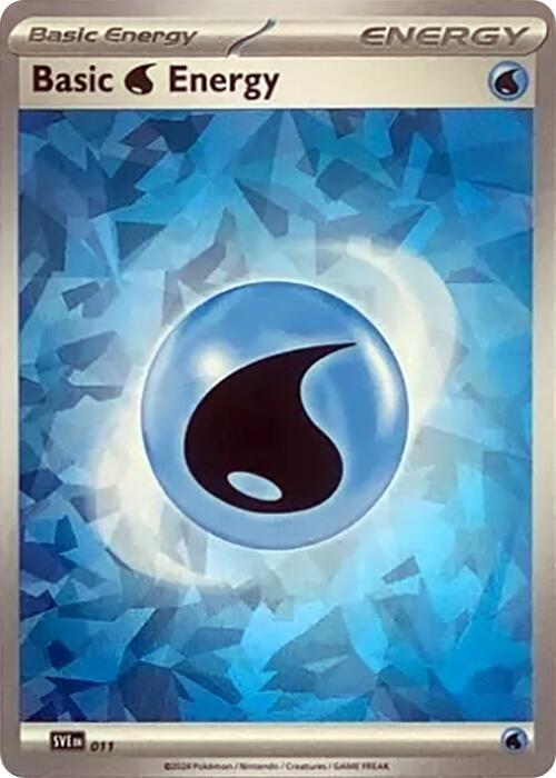 Basic Water Energy (Cracked Ice Holo) - Pokémon