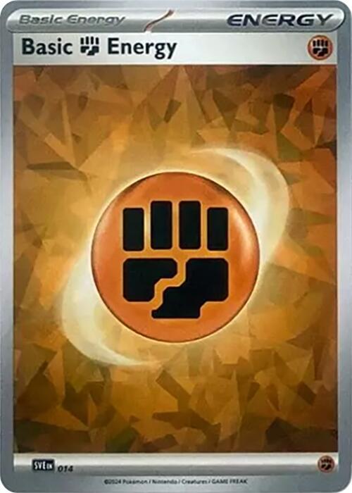Basic Fighting Energy (Cracked Ice Holo) - Pokémon