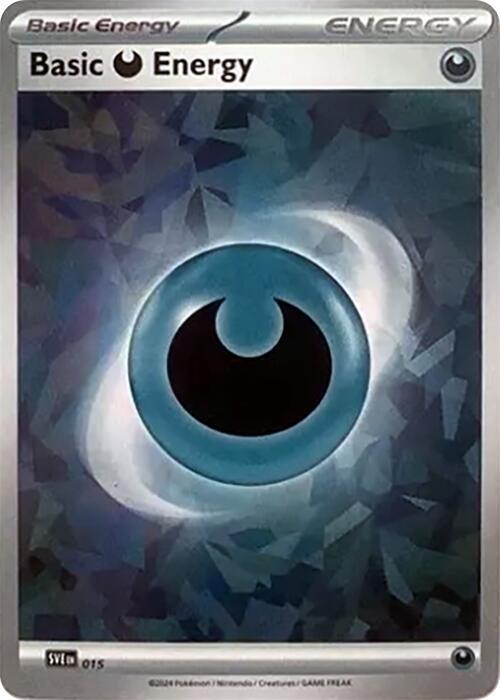 Basic Darkness Energy (Cracked Ice Holo) - Pokémon