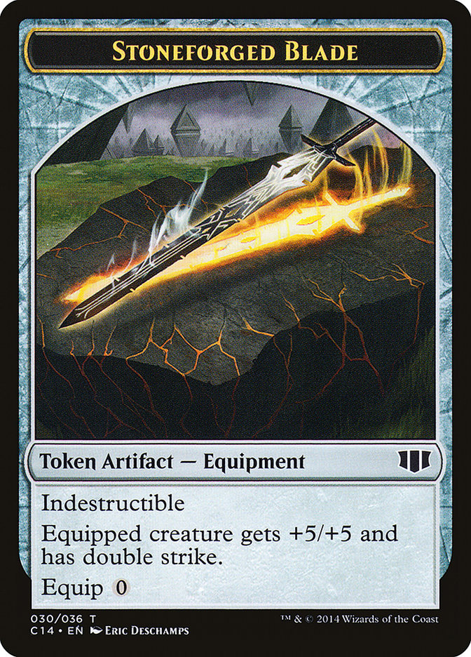 Stoneforged Blade // Germ Double-Sided Token