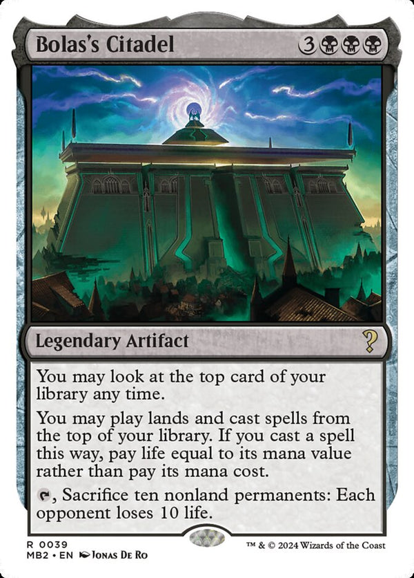 Bolas's Citadel (White Border) - Magic: The Gathering