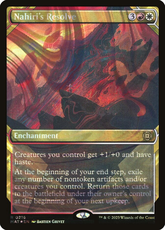 Nahiri's Resolve (Halo Foil)