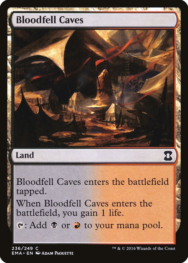 Bloodfell Caves - Magic: The Gathering