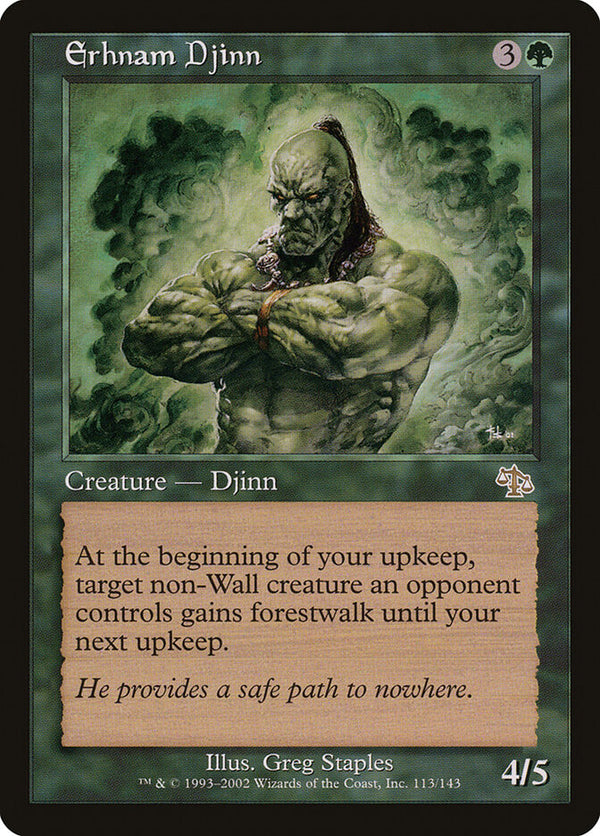Erhnam Djinn - Magic: The Gathering