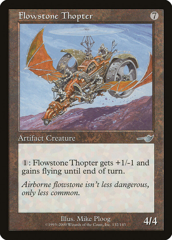 Flowstone Thopter - Magic: The Gathering