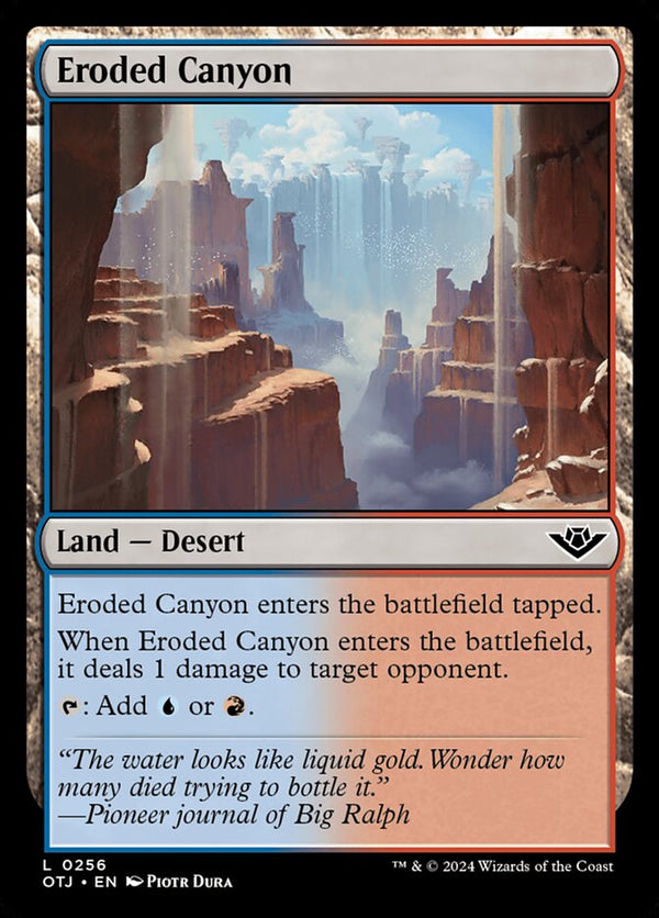 Eroded Canyon - Magic: The Gathering