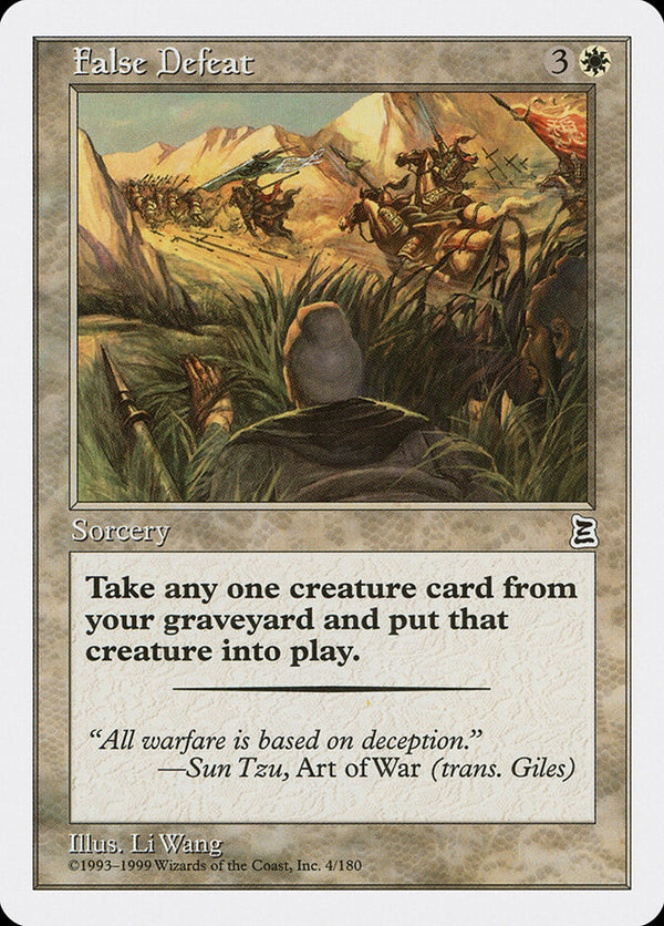 False Defeat - Magic: The Gathering