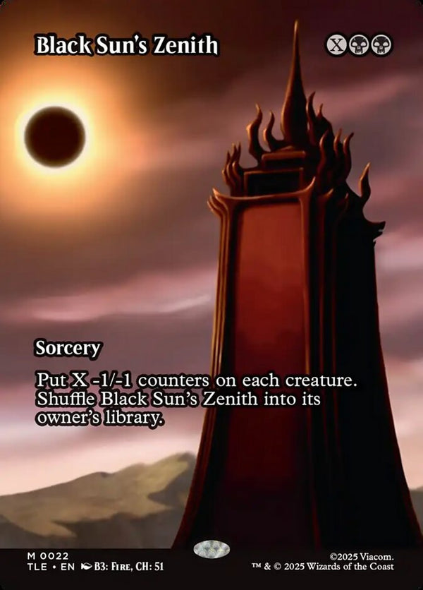 Black Sun's Zenith (Borderless) - Magic: The Gathering