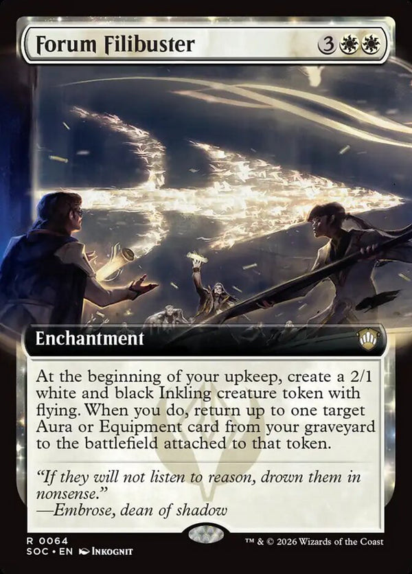 Forum Filibuster (Extended Art) - Magic: The Gathering