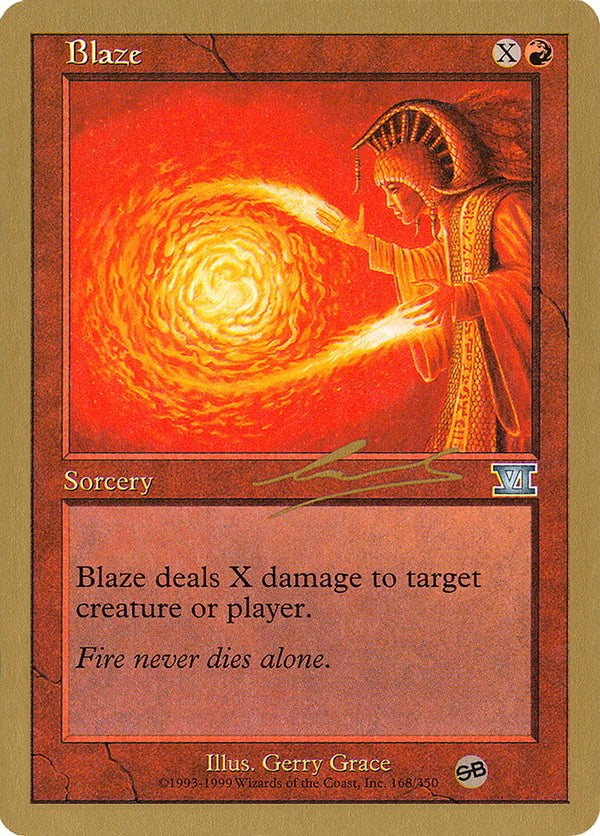 Blaze - 2000 Nicolas Labarre (6ED) (SB) - Magic: The Gathering