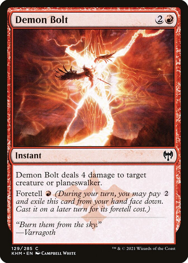 Demon Bolt - Magic: The Gathering