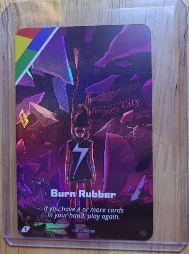 UNO Ultimate: Ms. Marvel – Burn Rubber Foil Chase Card