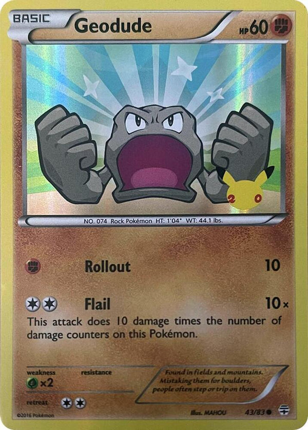 Geodude (Stamped) - Pokémon