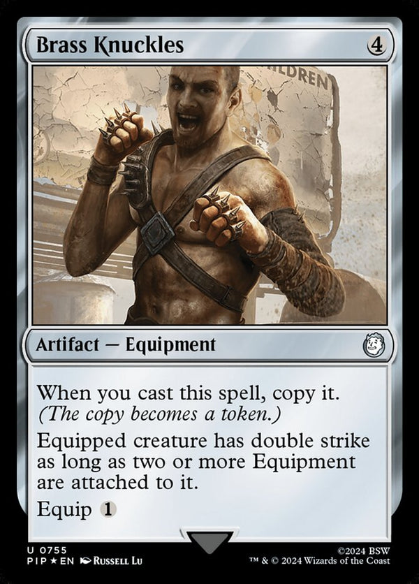 Brass Knuckles (Surge Foil) - Magic: The Gathering