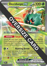 Decidueye ex - 015/197 - Pokémon