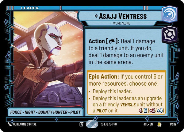 Asajj Ventress - I Work Alone - Star Wars Unlimited