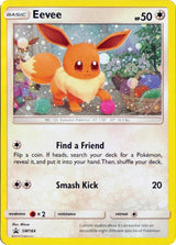 Eevee - SM184 (Cosmos Holo) - Pokémon