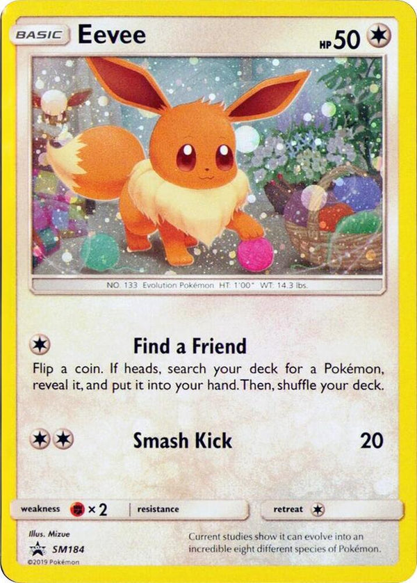 Eevee - SM184 (Cosmos Holo) - Pokémon