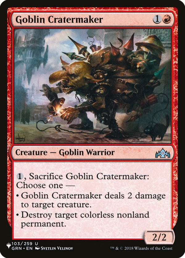 Goblin Cratermaker - Magic: The Gathering