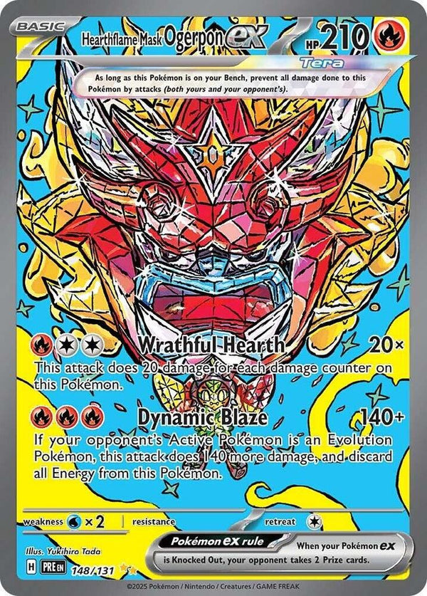 Hearthflame Mask Ogerpon ex - 148/131 - Pokémon