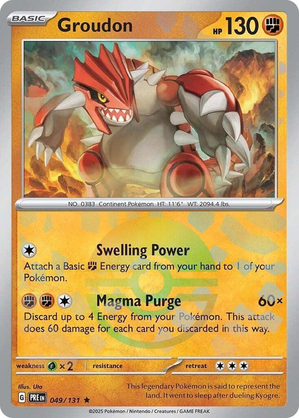 Groudon (Poke Ball Pattern) - Pokémon