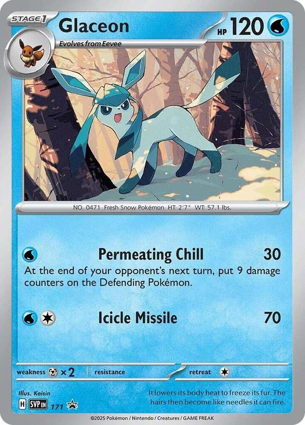 Glaceon - 171 (Cosmos Holo) - Pokémon