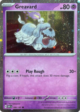 Greavard - 100/197 (Cosmos Holo) - Pokémon