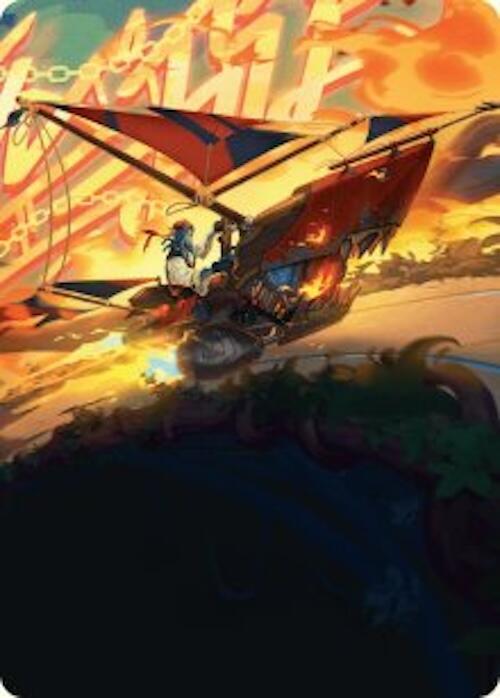 Boosted Sloop Art Card - Magic: The Gathering