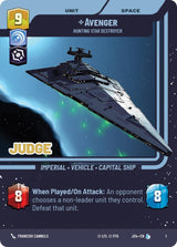 Avenger - Hunting Star Destroyer - Star Wars Unlimited