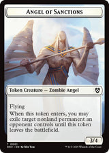 Angel of Sanctions // Vizier of Many Faces Double-Sided Token - Magic: The Gathering