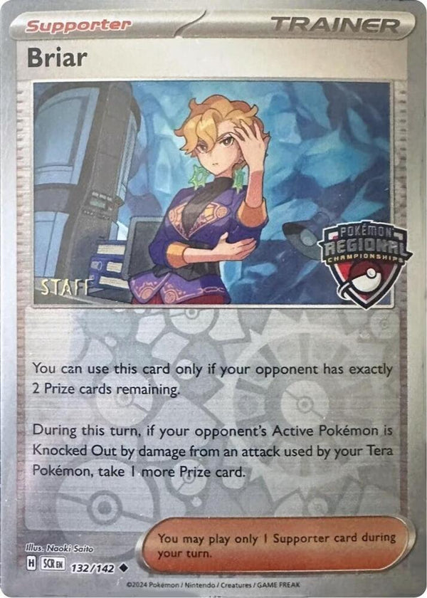 Briar - 132/142 (Regional Championship) [Staff] - Pokémon