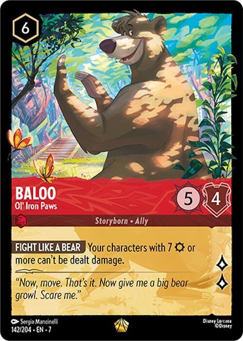 Baloo - Ol' Iron Paws - Disney Lorcana
