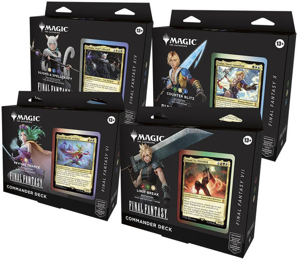 FINAL FANTASY Commander Deck Display - Magic: The Gathering