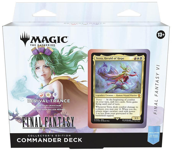FINAL FANTASY Commander Deck - FINAL FANTASY VI Revival Trance (Collector's Edition) - Magic: The Gathering