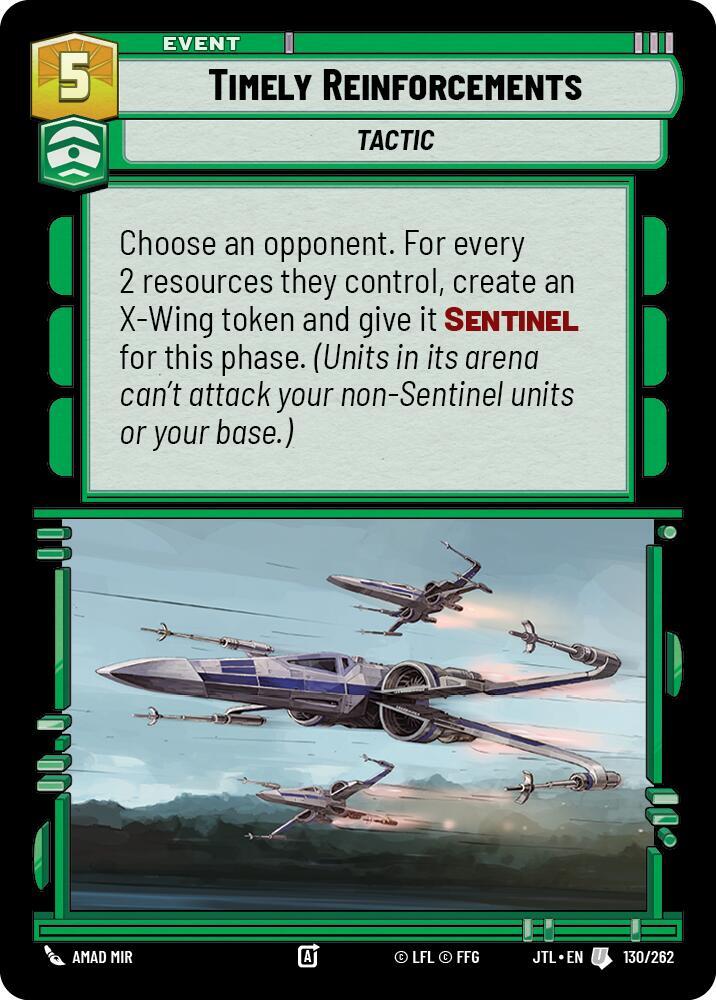 Timely Reinforcements