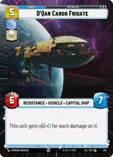 D'Qar Cargo Frigate (Hyperspace) - Star Wars Unlimited