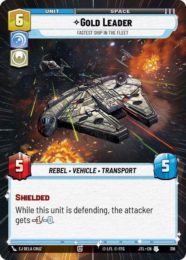 Gold Leader - Fastest Ship in the Fleet (Hyperspace) - Star Wars Unlimited